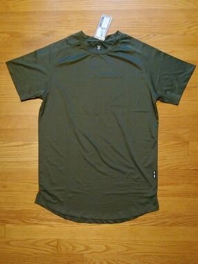 ASRV DSG-0660 Men's Olive Green Performance Tee